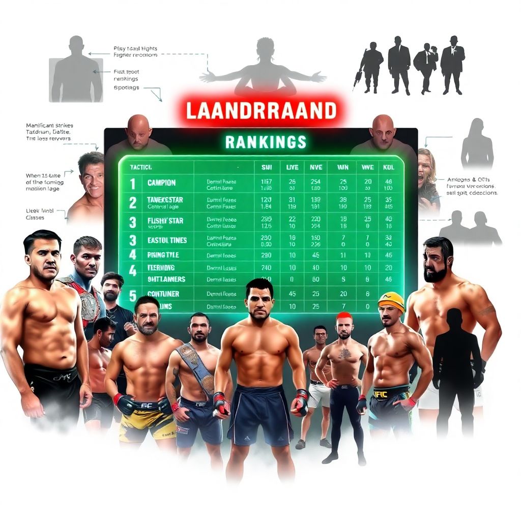 Система ранжирования бойцов: насколько справедливы рейтинги в промоушенах