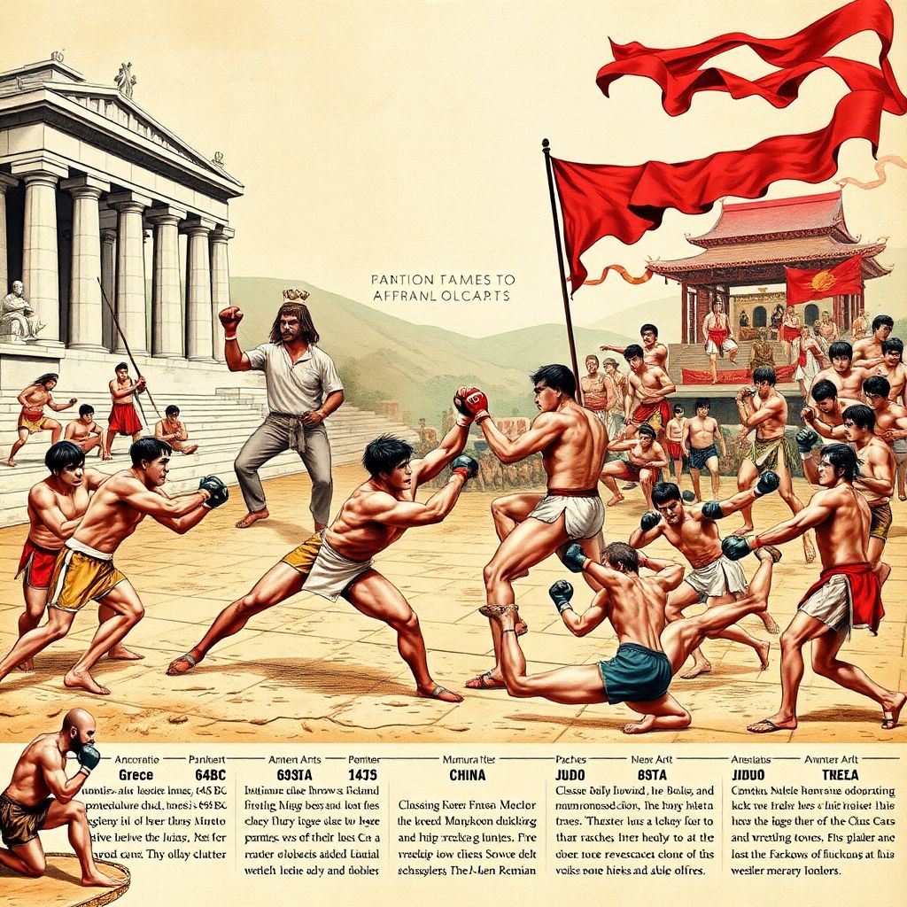 История смешанных единоборств: путь от древних боевых искусств к спорту