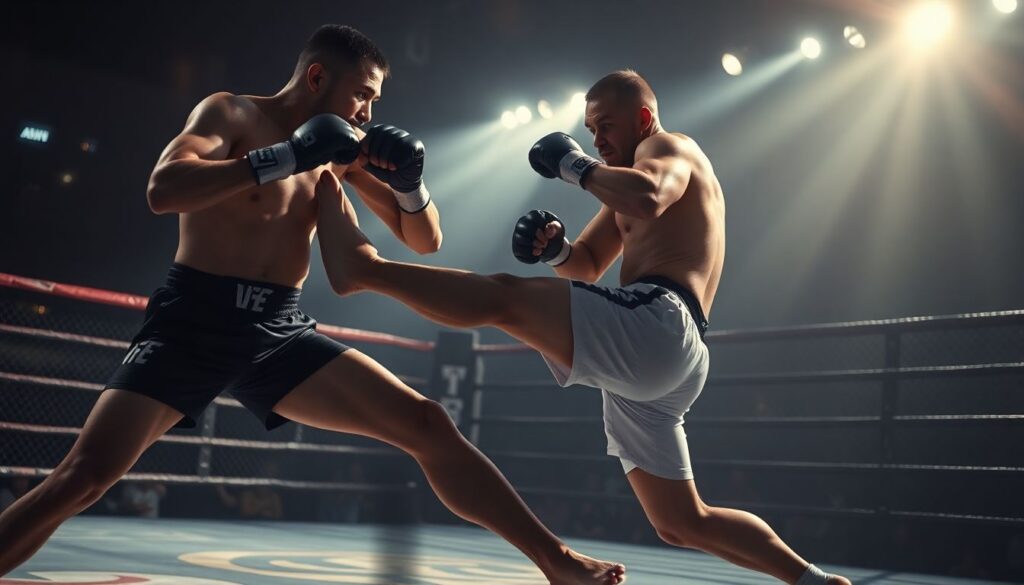 Технический разбор: как работает современный кикбоксинг в MMA и чем он отличается от классического - иллюстрация