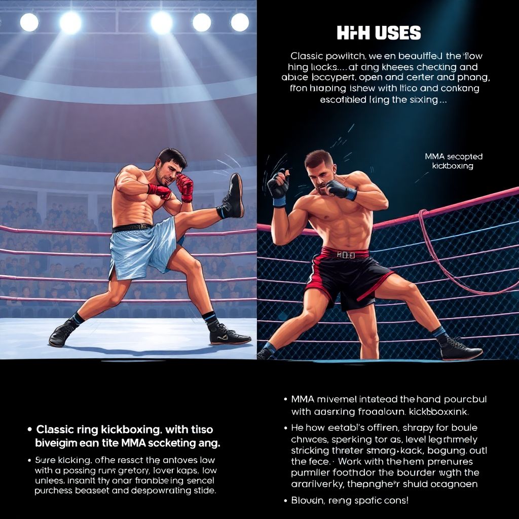 Технический разбор современного кикбоксинга в Mma и отличие от классического