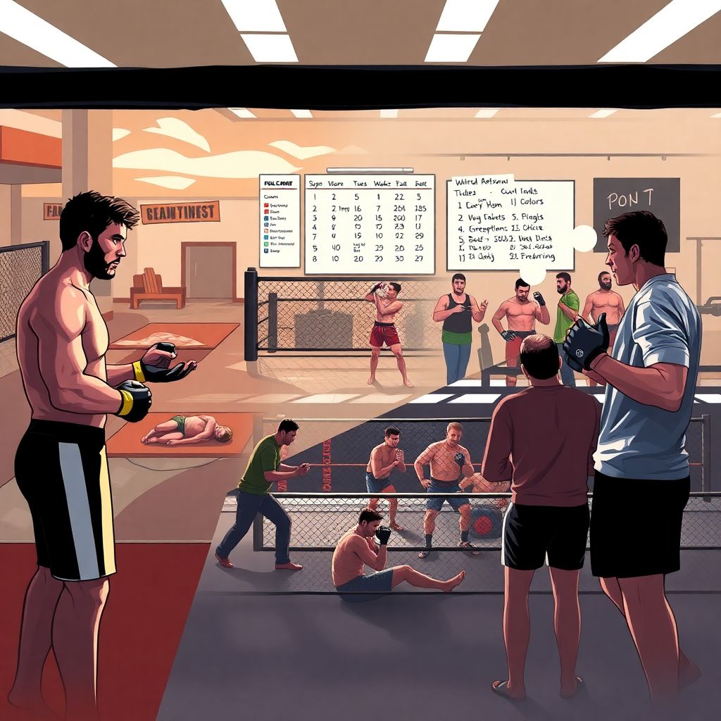 Подготовка к титульному бою: как работают режим, спарринги, диета и психология